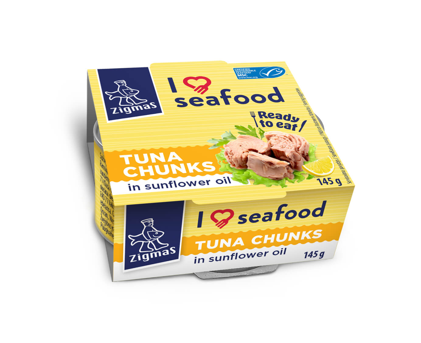 Tuna chunks in sunflower oil